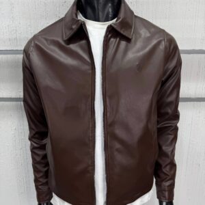 Leather Jacket Marron